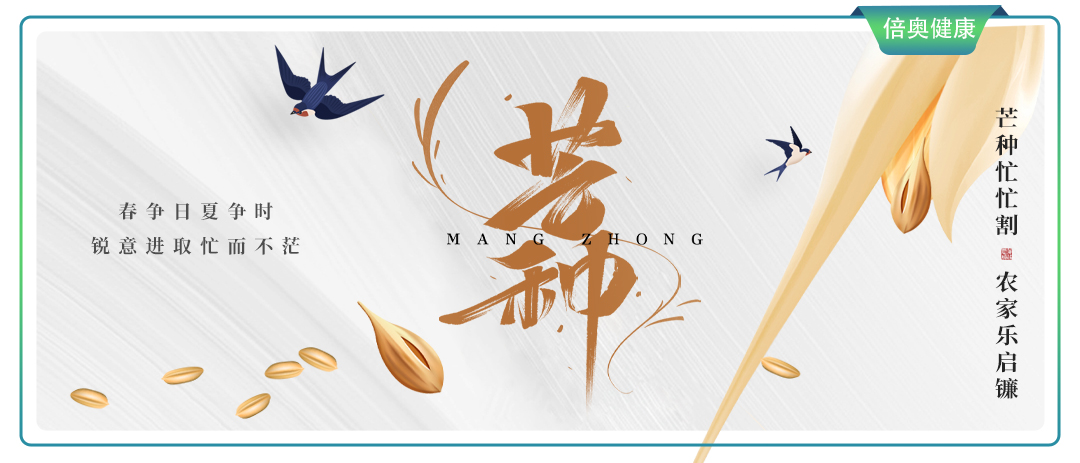 倍奥芒种养生 ▏清热利湿，醒脾养心